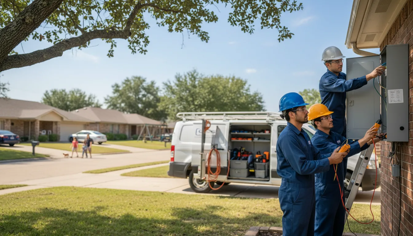 Certified electrician providing emergency electrical services in East Aurora, NY